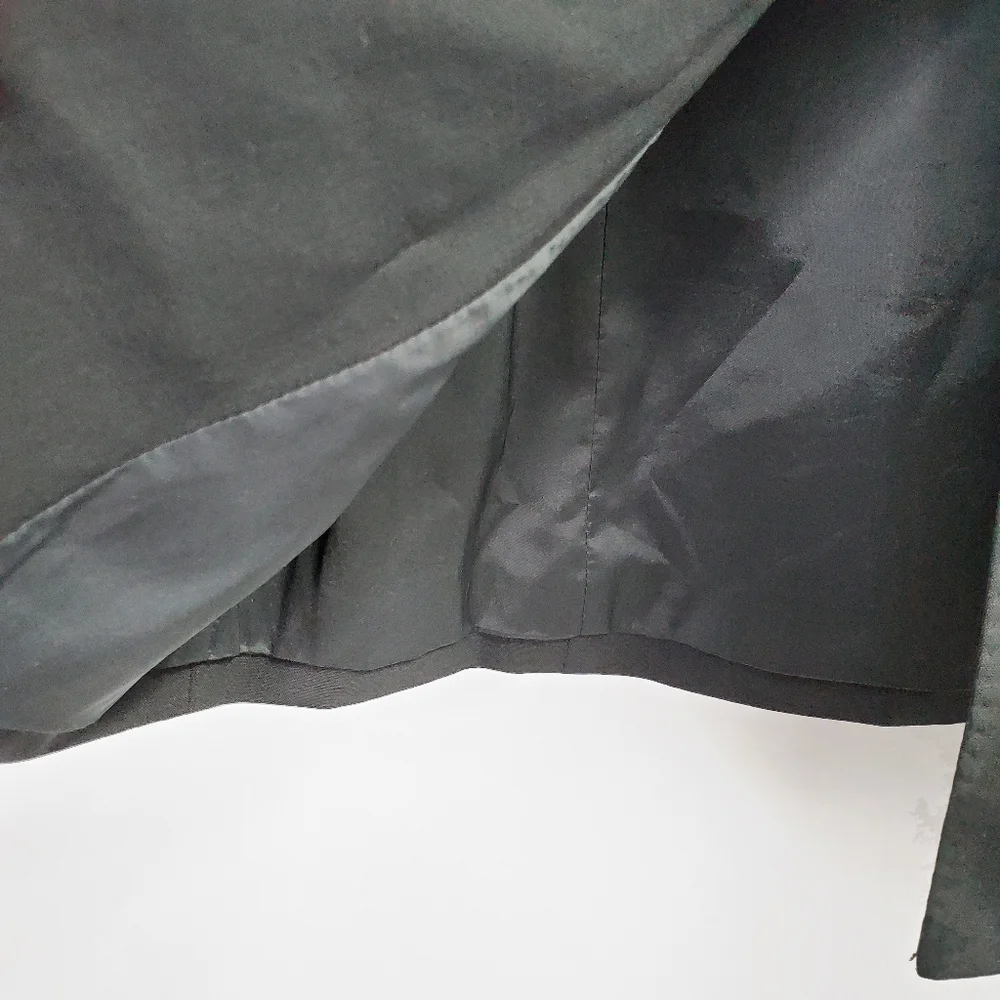 Saks Fifth Ave Black Wool One Button Blazer Career_5